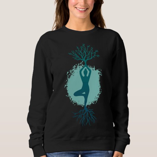 Women Tree Yoga Trui (Voorkant)