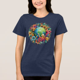 Women United World Geïnspireerd door Bella+Canvas Tri-Blend Shirt