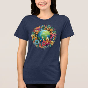 Women United World Geïnspireerd door Bella+Canvas Tri-Blend Shirt