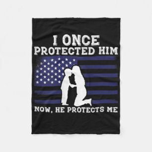 Women Veterans Day Amerikaanse vlag leger trotse m Fleece Deken