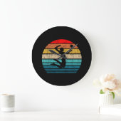 Women Volleyball Beach Volleyball Serve Retro Gift Grote Klok (Huis)
