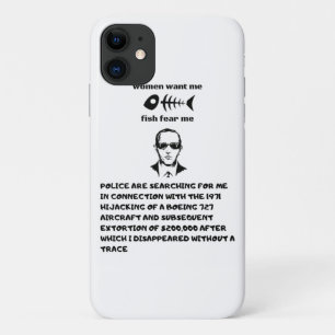 Women want me fish fear me db cooper Case-Mate iPhone case