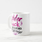 Women Welder Way Koooler Funny Coffee Mok Welding (Voorkant links)