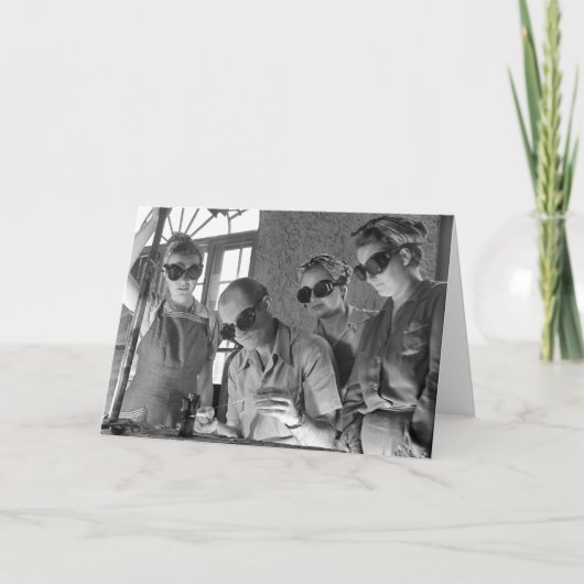 Women Welders in WWII, jaren 1940 Kaart (Voorkant)