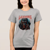 Women Wise Gorilla Lessons Learn T-Shirt (Voorkant)