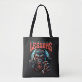 Women Wise Gorilla Lessons Learn Tote Bag (Voorkant)