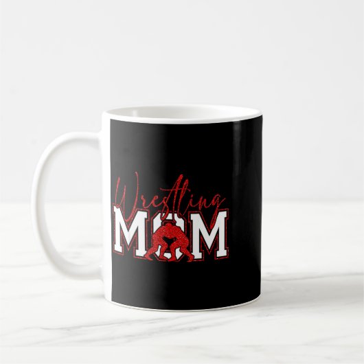 Women Wrestling Mom Funny Wrestle Wrestler Mothers Koffiemok (Links)