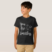 Women You Are Limitless Amazing Motivational T-shirt (Voorkant volledig)