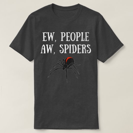 Womenen EW MENSEN AW SPIDERS FUNNEREN SPIDER LOVER T-shirt (Design voorkant)