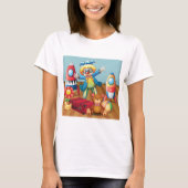 Womenen van hout en speelgoed t-shirt (Voorkant)