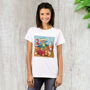 Womenen van hout en speelgoed t-shirt