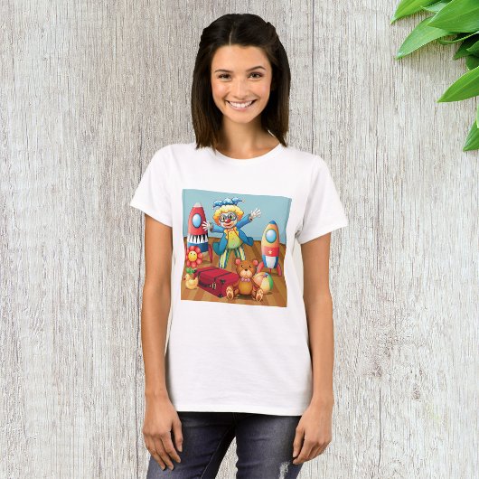 Womenen van hout en speelgoed t-shirt