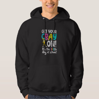 Womens 100th Day of School Kindergarten Preschool  Hoodie