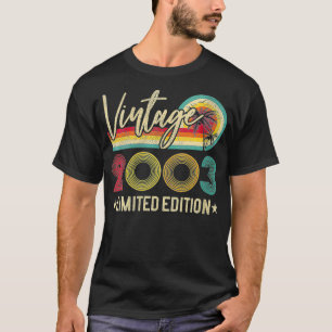 Womens 2003 Limited Edition 19th Birthday T-shirt