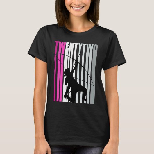 Womens 22e Boogschieten Verjaardagsboogschutter Ko T-shirt (Voorkant)