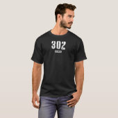 Womens 302 Delaware Rough Stencil Design Premium_2 T-shirt (Voorkant volledig)