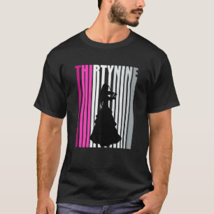 Womens 39e vioolspeler Verjaardag violiste T-shirt