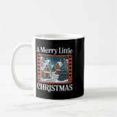 Womens A Merry Little Christmas Retro Holiday Vill Koffiemok (Links)