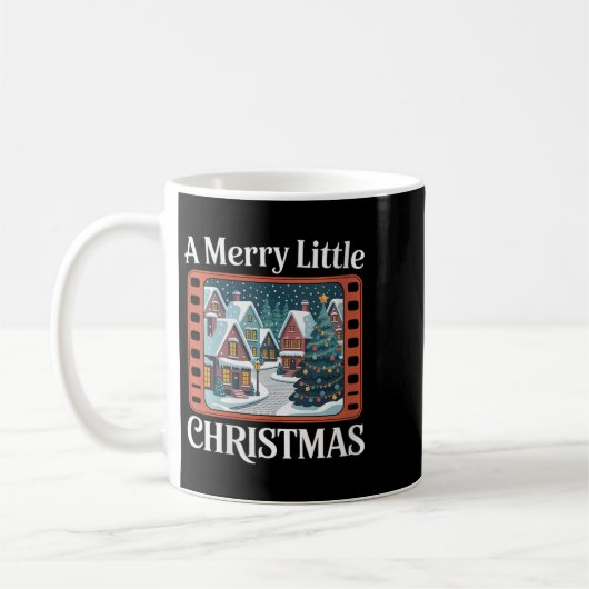 Womens A Merry Little Christmas Retro Holiday Vill Koffiemok (Links)