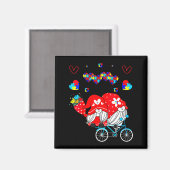 Womens Accept Understand Love Autism Awareness Gno Magneet (Voorkant / Achterkant)