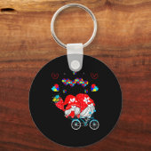 Womens Accept Understand Love Autism Awareness Gno Sleutelhanger (Voorkant)