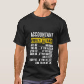 Womens Accountant Gifts Crunching Numbers is mijn  T-shirt (Voorkant)