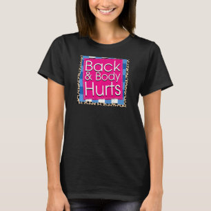 Womens achterste hoofdkwartier van het citaat Werk T-shirt