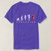 Womens Aerial Silk Evolution of Woman T-shirt (Design voorkant)