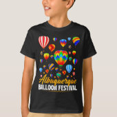 Womens Albuquerque Hot Air Balloon Festival Balloo T-shirt (Voorkant)