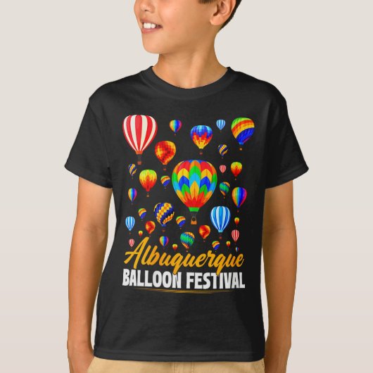 Womens Albuquerque Hot Air Balloon Festival Balloo T-shirt (Voorkant)