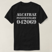 Womens Alcatraz gevangenis uniform gevangenisstraf T-shirt (Design voorkant)