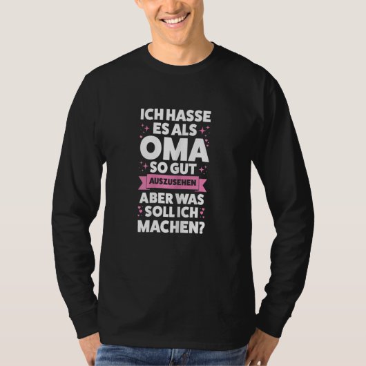 Womens Als Oma so gut auszusehen Oma Großmutter T-shirt (Voorkant)