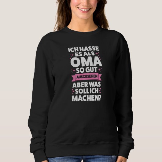 Womens Als Oma so gut auszusehen Oma Großmutter   Trui (Voorkant)