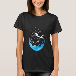 Womens Animal Orca Ocean Animal Orca Killer Whale T-shirt