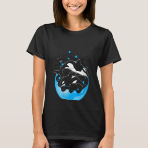 Womens Animal Orca Ocean Animal Orca Killer Whale T-shirt