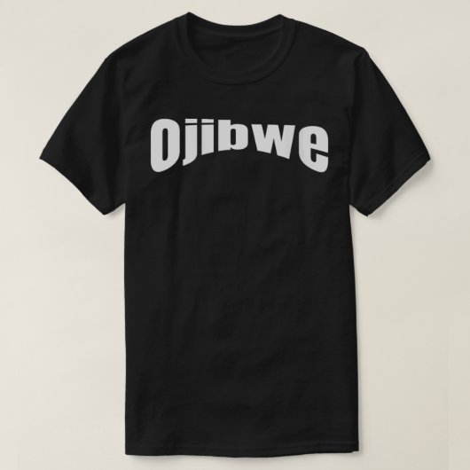 Womens Anishinaabe Chippewa Language Ojibwe VNeck T-shirt (Design voorkant)