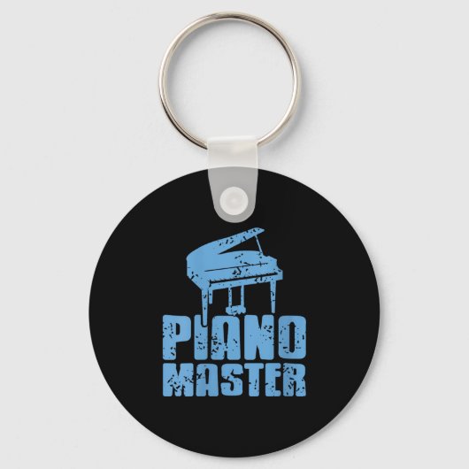Womens Ano Master Confident Musician Pro Keyboard Sleutelhanger (Voorkant)