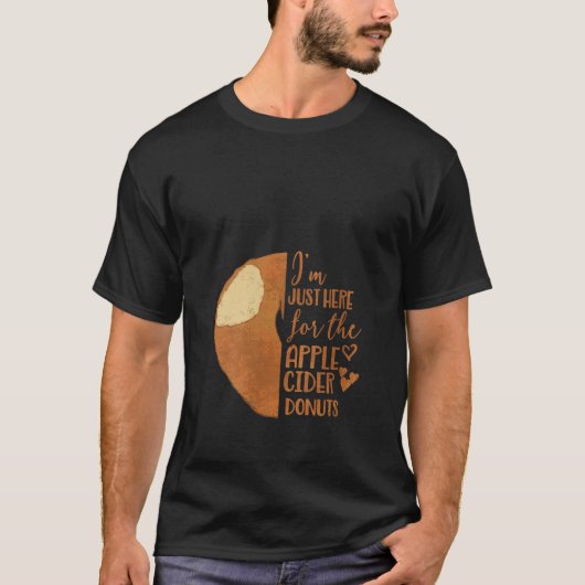Womens Apple Cider Donuts Funny Fall Quote Autumn  T-shirt (Voorkant)