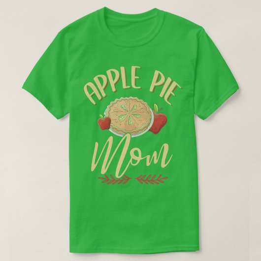 Womens Apple Pie Funny Apple Pie Mam Baking Apple T-shirt (Design voorkant)