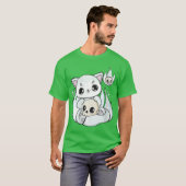 Womens Arctic Fo Plays With Kawaii Halloweenoy For T-shirt (Voorkant volledig)