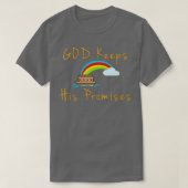 Womens Ark en Rainbow God houdt zijn beloftes aan  T-shirt (Design voorkant)