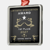 Women's Artistic Gymnastics Metalen Ornament (Links)