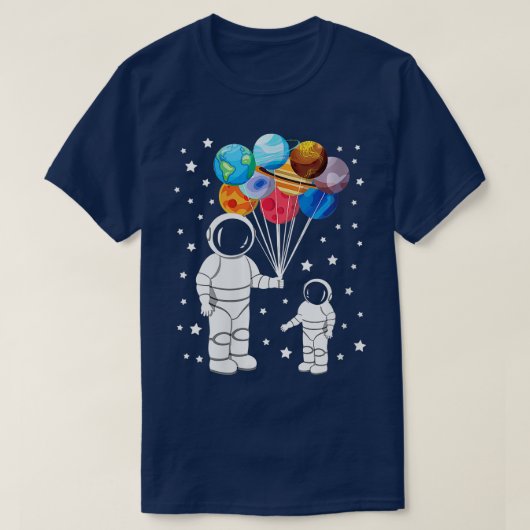 Womens Astronaut Spaceman Funny Space Dwarf Solar T-shirt (Design voorkant)