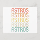 Womens Astros Feestdagenkaart (Voorkant)