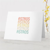 Womens Astros Kaart (Gele Bloem)