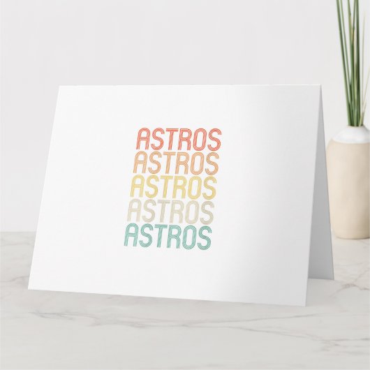 Womens Astros Kaart (Voorkant)