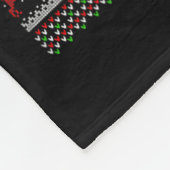 Womens Australian Cattle Dog Ugly Christmas Sweate Fleece Deken (Hoek)