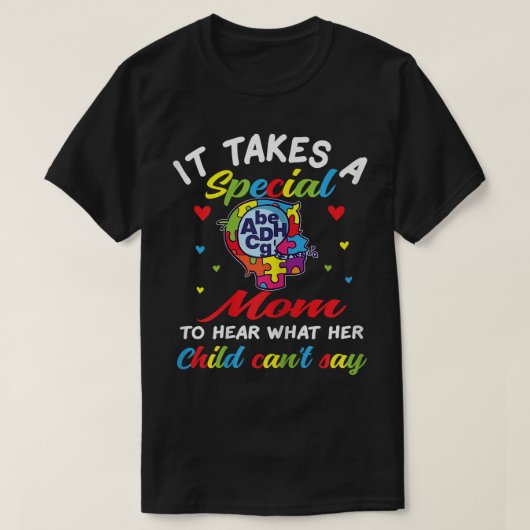 Womens Autism Awareness Mam T-shirt (Design voorkant)