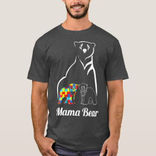 Womens Autism Awareness Mama Beer Mam Gifts T-shirt