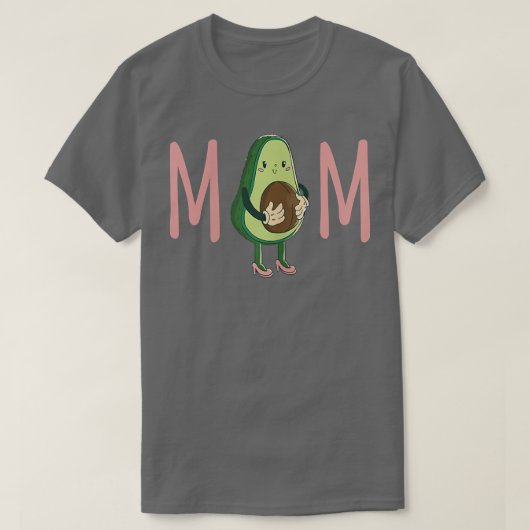 Womens avocado mummy mamacado t-shirt (Design voorkant)